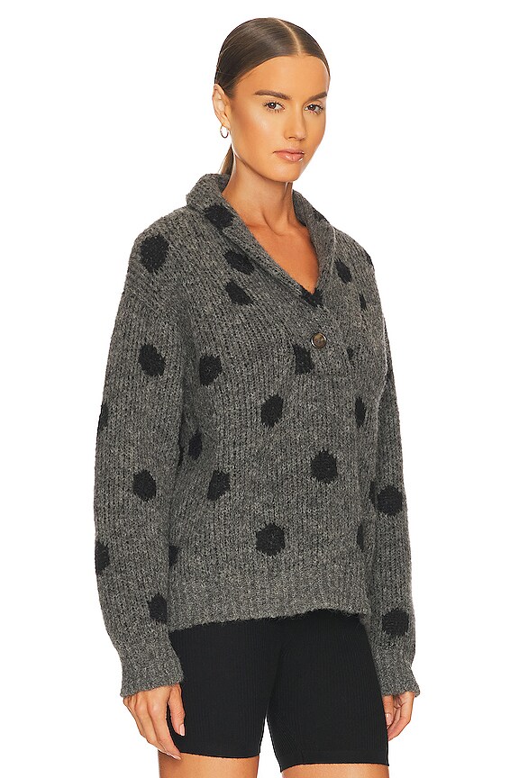 view 2 of 4 Henley Sweater in Charcoal