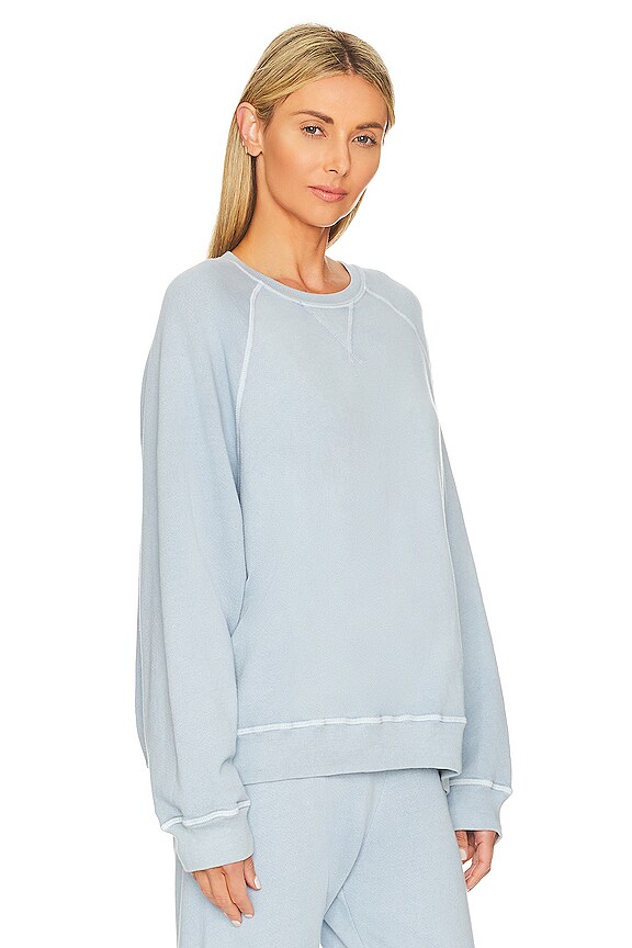 view 2 of 4 SUDADERA SLOUCH in Whisper Blue