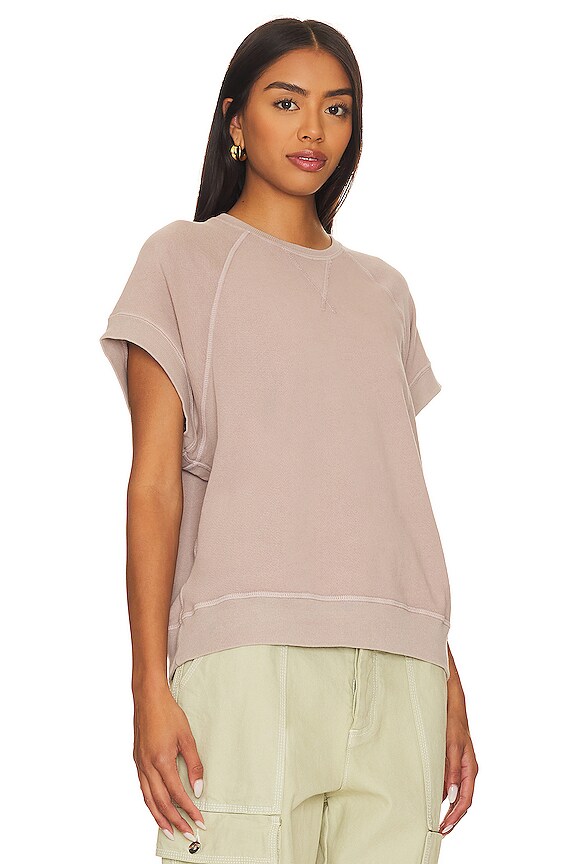 view 2 of 4 The Wedge Sweatshirt in Soft Lilac