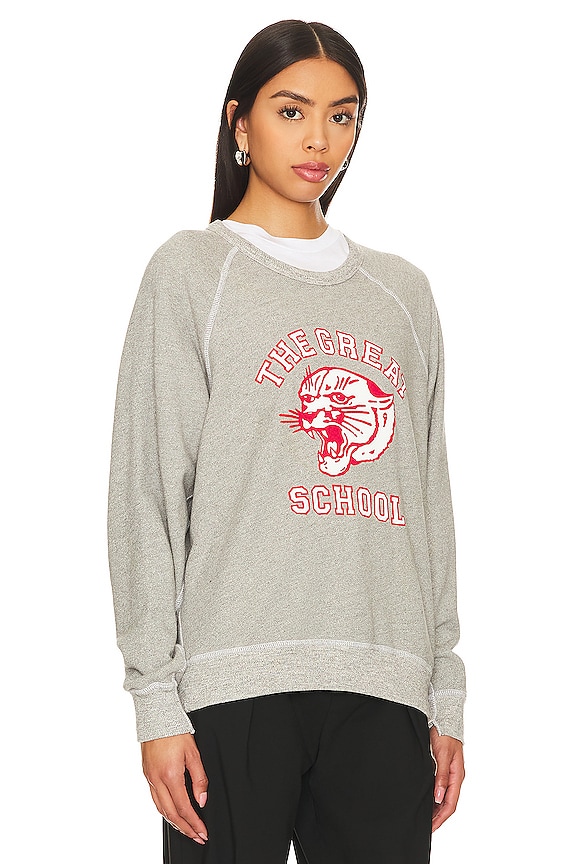 view 2 of 4 The College Sweatshirt With Bobcat Graphic in Varsity Grey