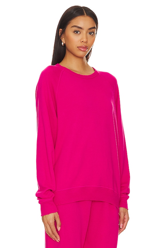 view 2 of 4 The College Sweatshirt in Fuchsia