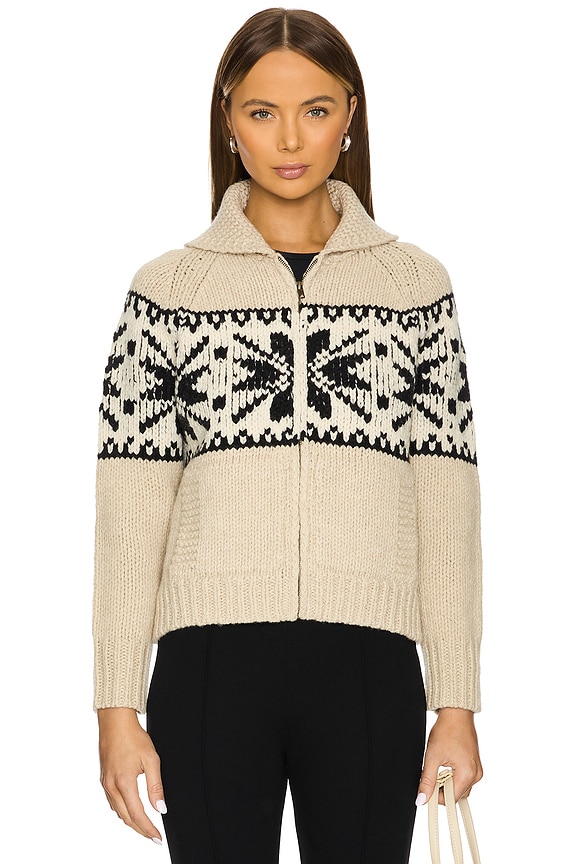 view 2 of 5 지퍼 앞면 카디건 in Chicory