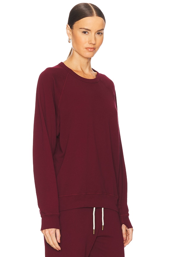 view 2 of 4 The College Sweatshirt in Plum