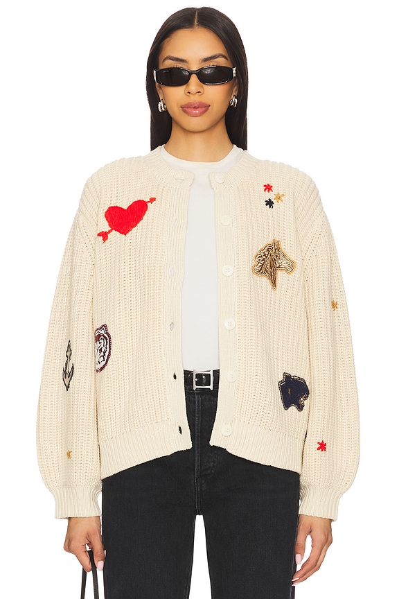 view 1 of 7 The Collegiate Cardigan in Natural