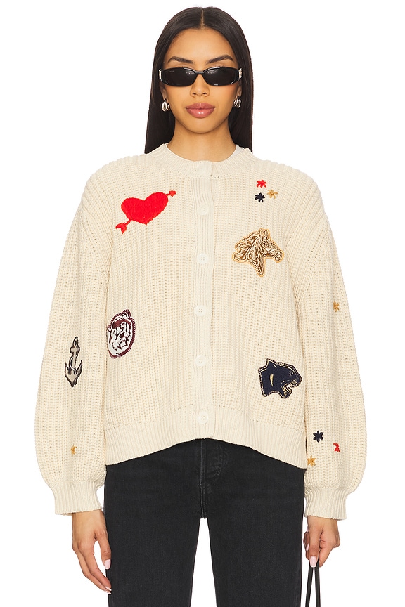 view 2 of 7 The Collegiate Cardigan in Natural