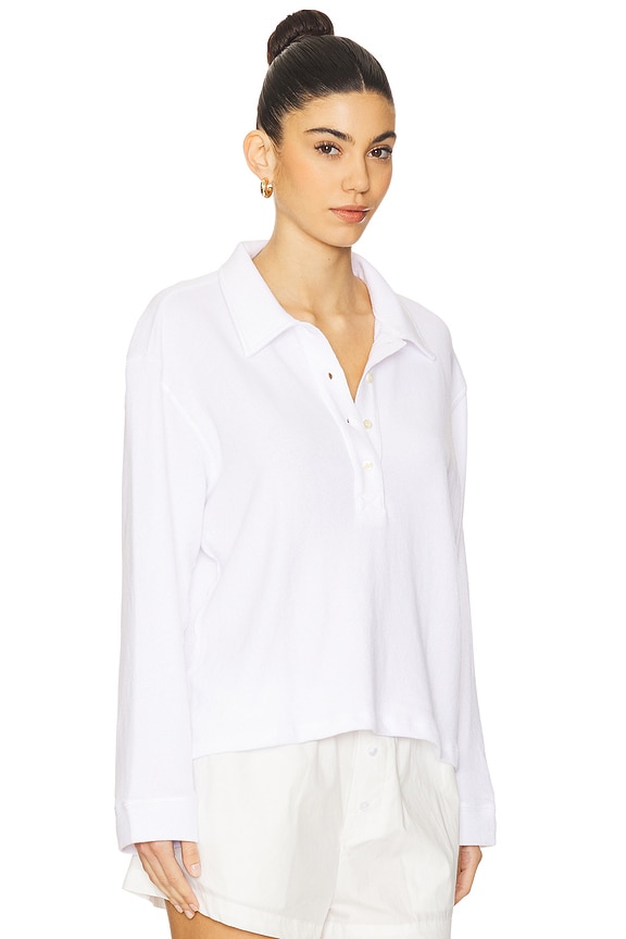 view 2 of 4 The Rugby Sweatshirt in White