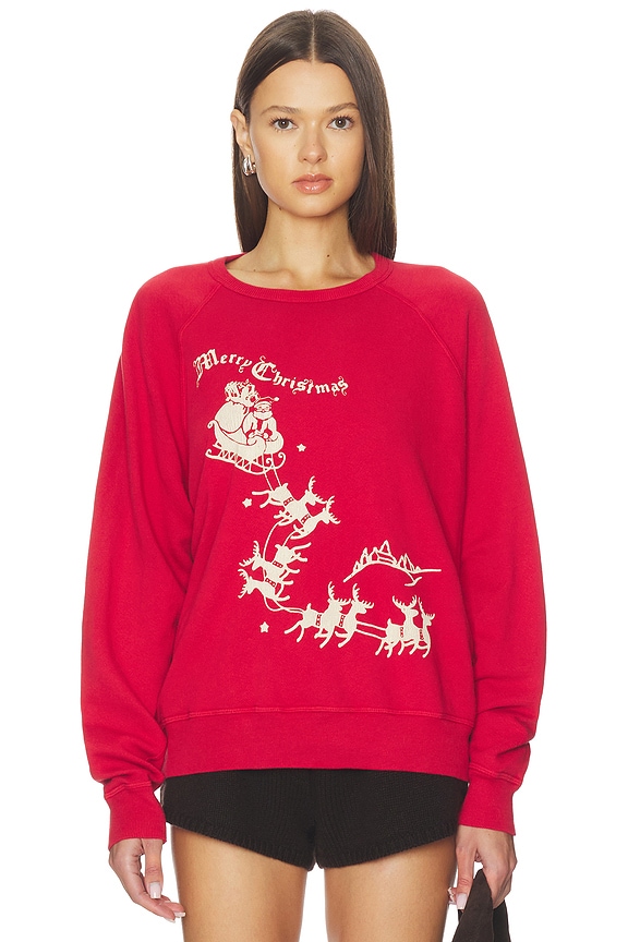 view 2 of 5 The College Sweatshirt in True Red