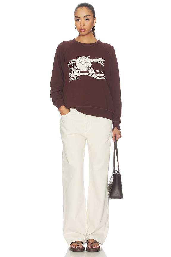 The College Sweatshirt With Everglade Graphic