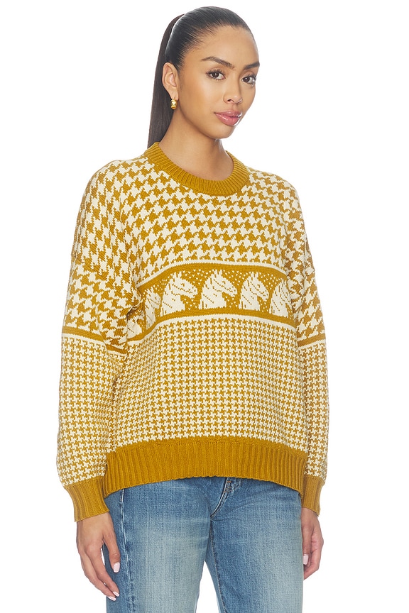 view 2 of 5 The Pony Pullover in Antique Gold