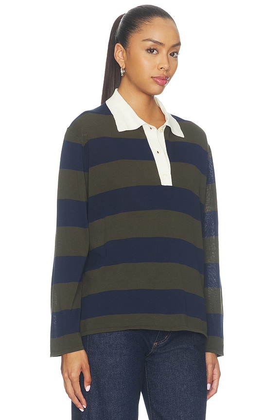 view 2 of 4 JERSEY TIPO POLO THE ACADEMY in Army League Stripe