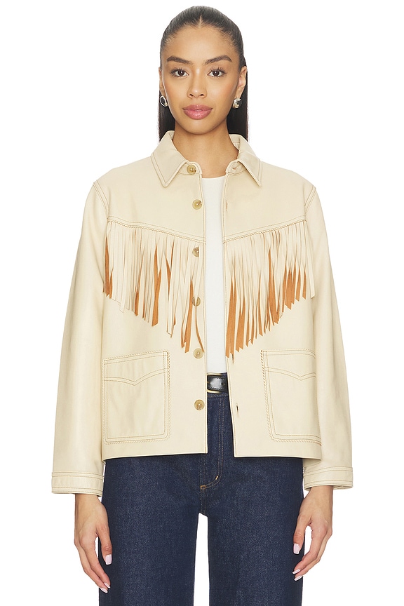 view 1 of 5 ROPA DE CALLE THE LEATHER in Toasted Almond