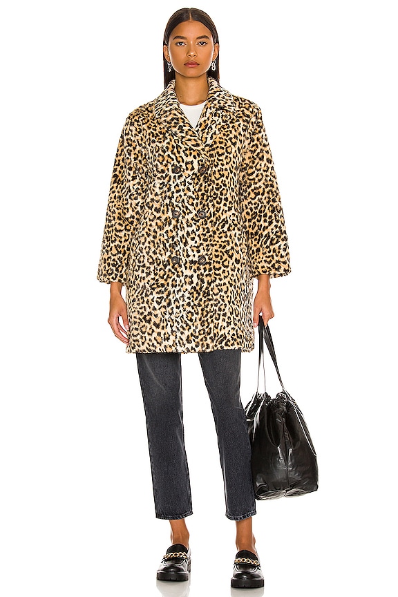 view 2 of 4 The Vintage Leopard Coat in Vintage Leopard