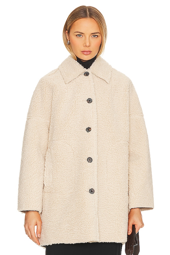 view 2 of 5 MANTEAU PLUSH in Malt