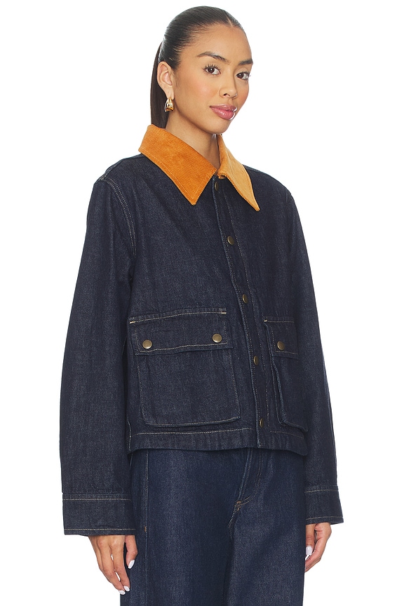 view 2 of 4 The Denim Swingy Jacket in Midnight Rinse