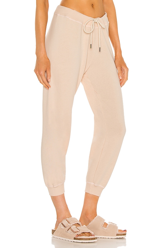 view 2 of 4 The Cropped Sweatpant in Whisper Pink