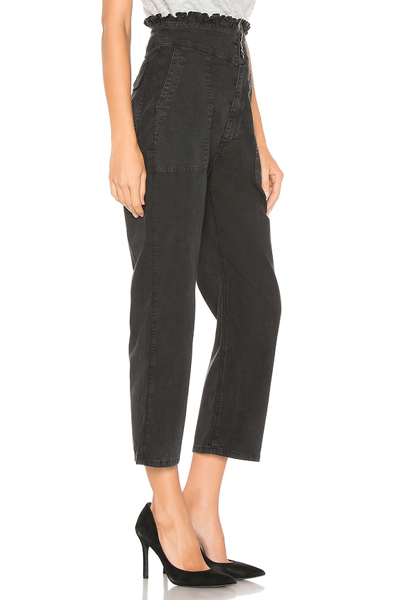 view 2 of 4 The High Rise Ruffle Armies in Washed Black