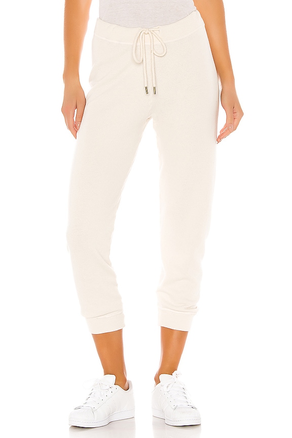 view 2 of 5 The Cropped Sweatpant in Washed White