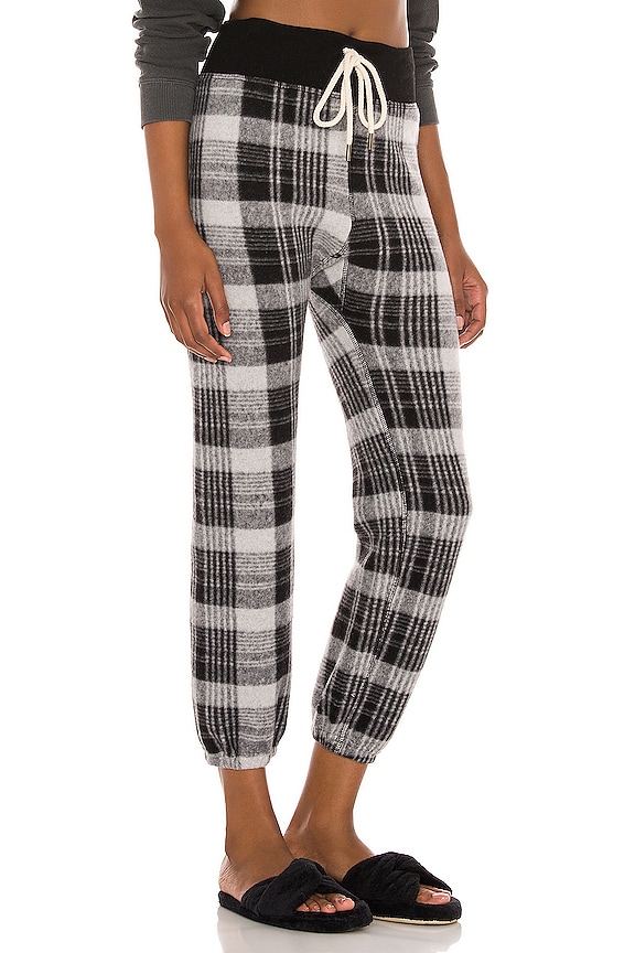 view 2 of 4 The Warm Up Sweatpant in Black Lumber Plaid