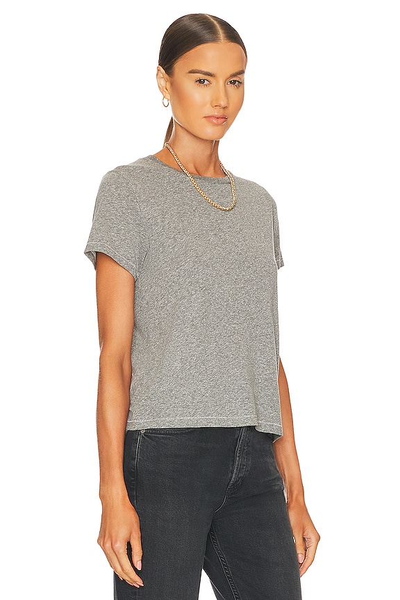 view 2 of 4 Little Tee Shirt in Heather Grey