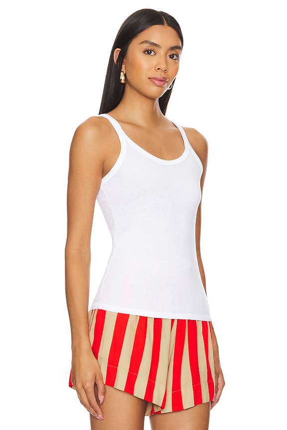 view 2 of 4 The Slim Tank in True White