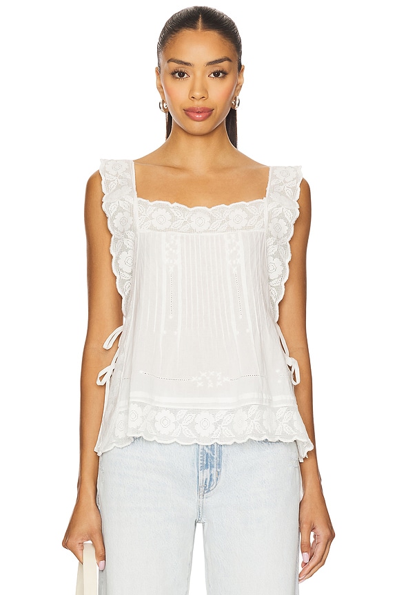 view 2 of 5 Attic Lace Cami in White