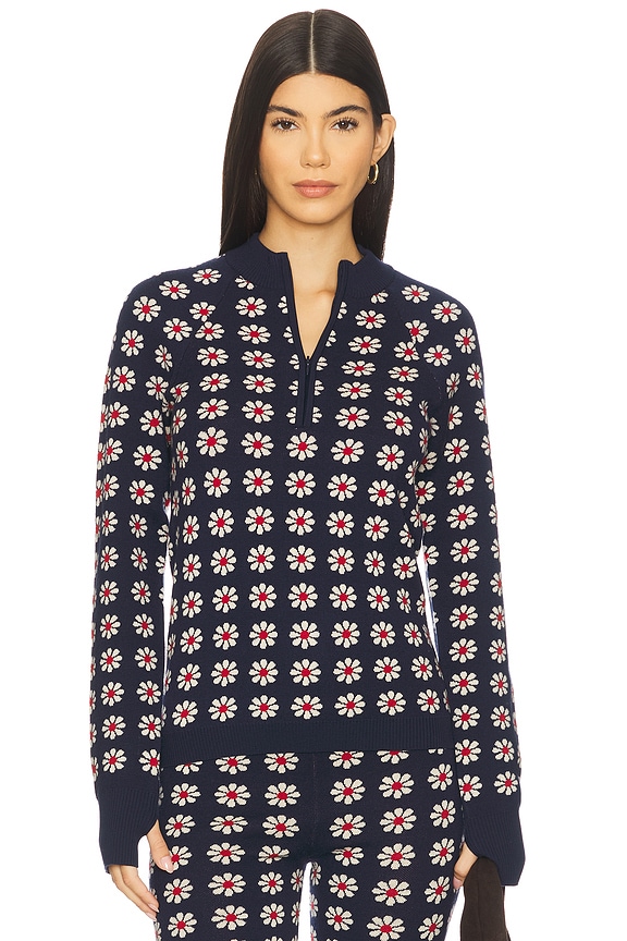 view 1 of 4 Merino Quarter Zip in Frosted Daisy