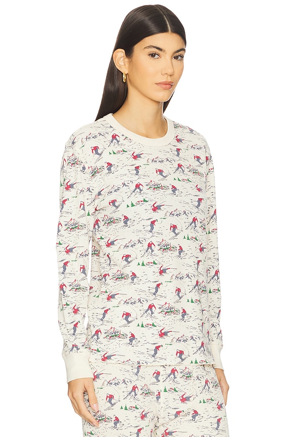 view 2 of 5 CLASSIC CREW サーマル in Slopeside Print