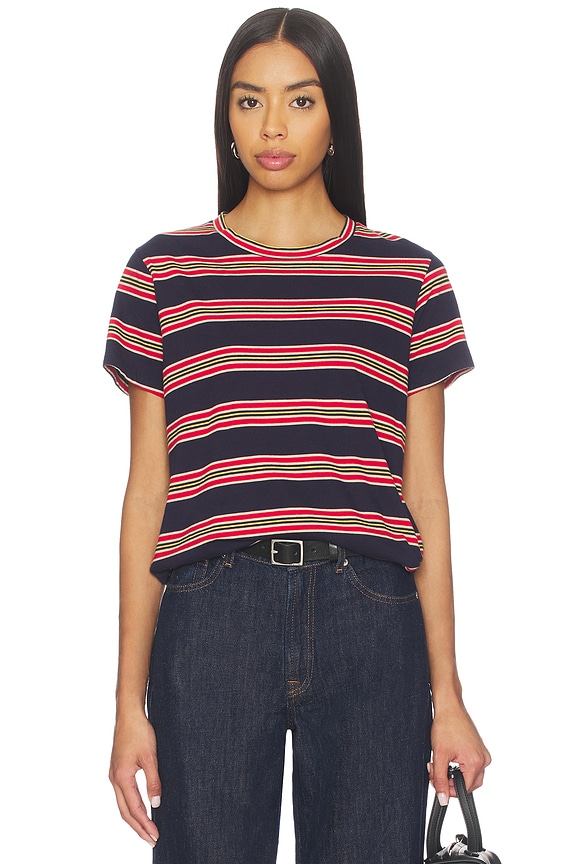 view 1 of 4 The Little Tee in Scout Stripe