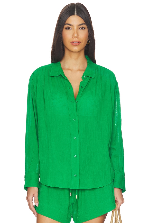 view 2 of 5 The Cove Shirt in Bright Sprig