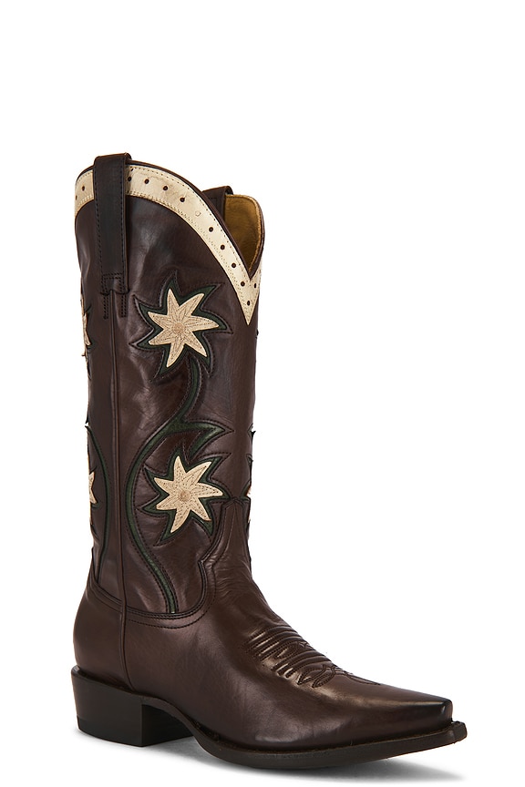 view 2 of 5 CALZADO THE COWBOY in Brown Floral