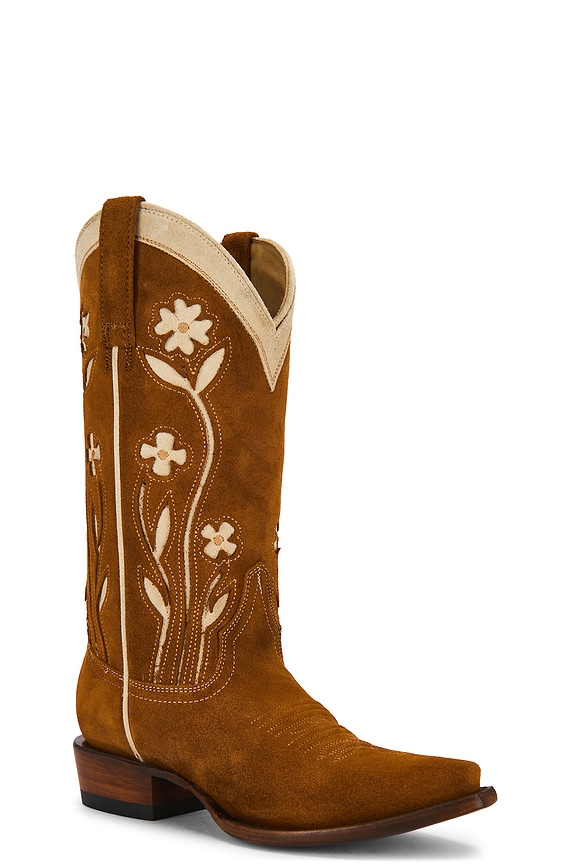 view 2 of 5 CHAUSSURES THE COWBOY in Tan Floral