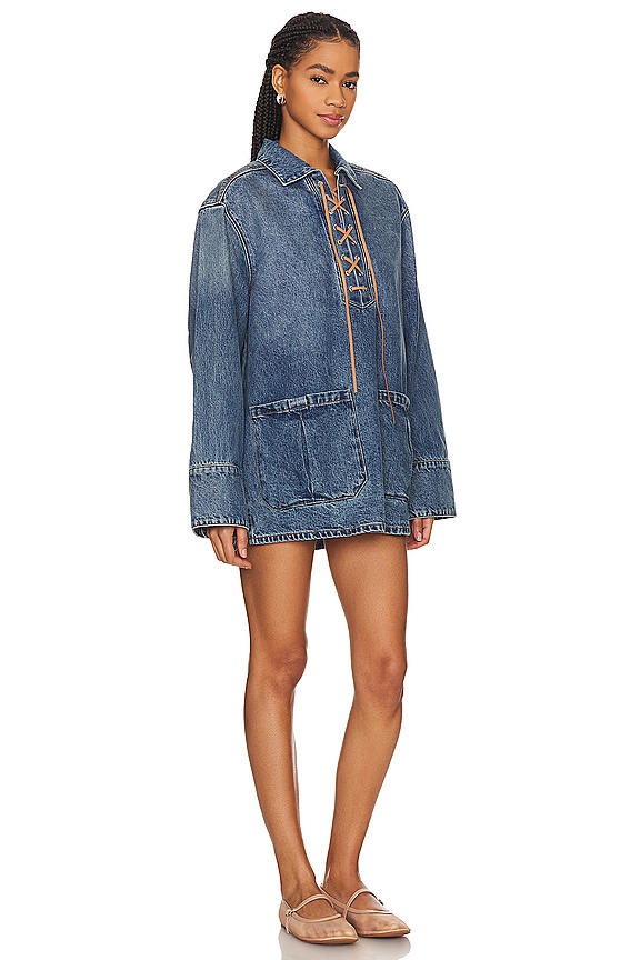 view 2 of 3 MARISA LACED チュニックドレス in Nashville Suede