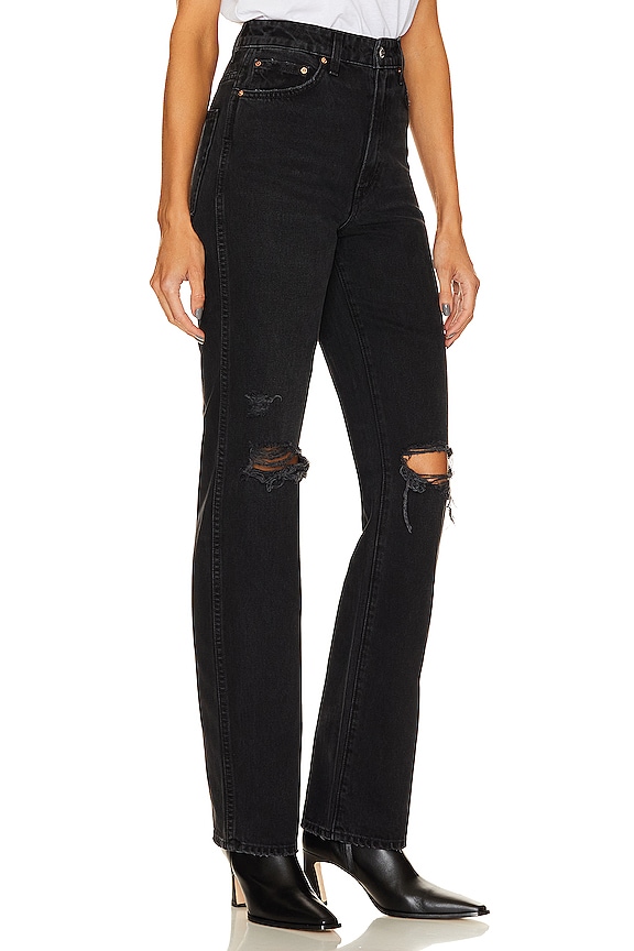 view 2 of 4 SARA SUPER HIGH RISE デニム in Black Rock