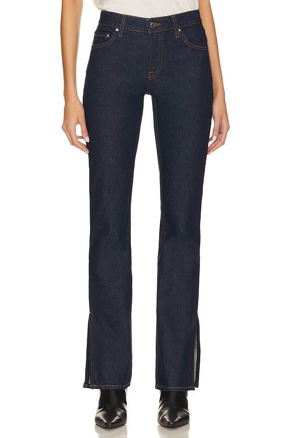 view 2 of 5 Hailey Low Rise Slim Boot With Slit Hem Jeans in Coldwater