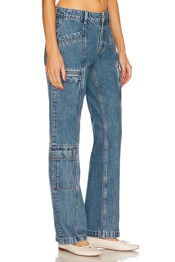 view 2 of 4 Naomi Low Rise Slim Cargo Jeans in Inwood Hill