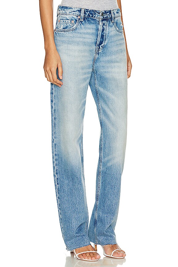 view 2 of 4 Bella Low Rise Boyfriend in Beaux Blue