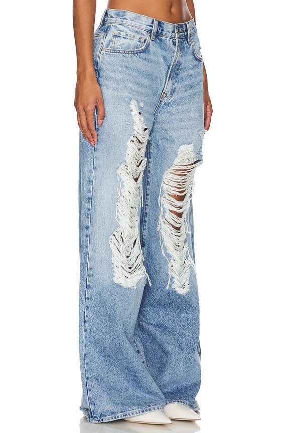view 2 of 6 Luna Mid Rise Baggy Wide Leg Jeans in Mesa Beach