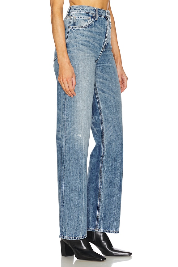 view 2 of 7 Brooklyn High Rise Straight Jeans in Breckenridge