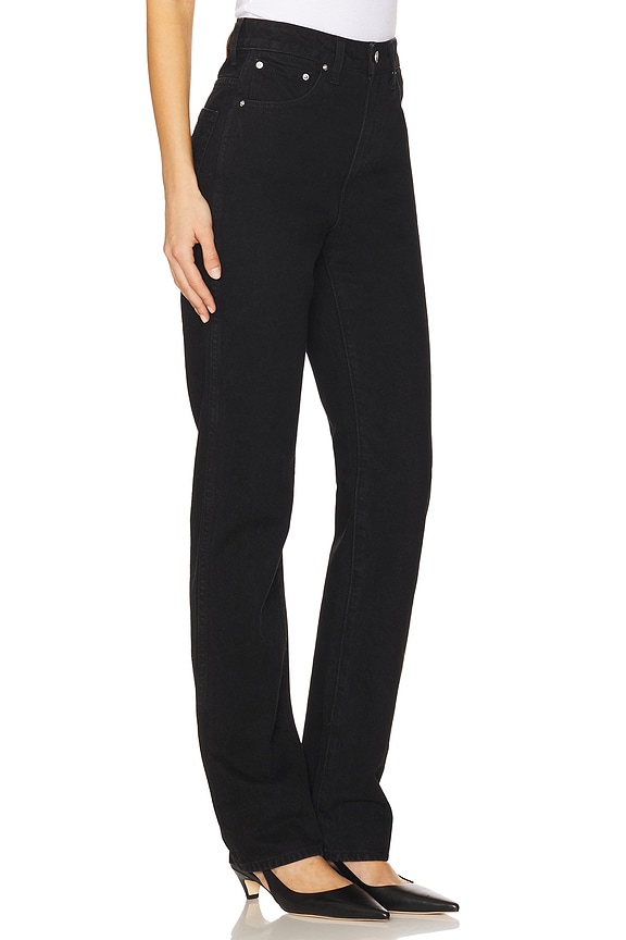 view 2 of 6 Sara Super High Rise Straight Jeans in Alameda St