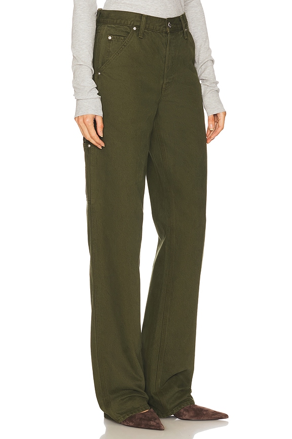 view 2 of 6 Bella Low Rise Boyfriend Utility in Dark Olive