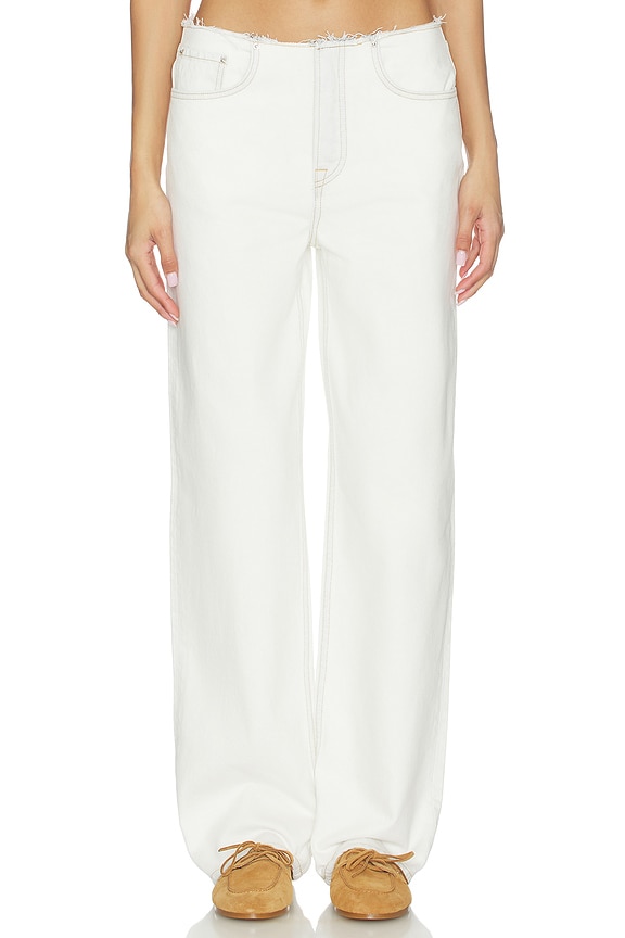 view 1 of 8 Jordan Low Rise Frayed Waist Boyfriend in Spring St