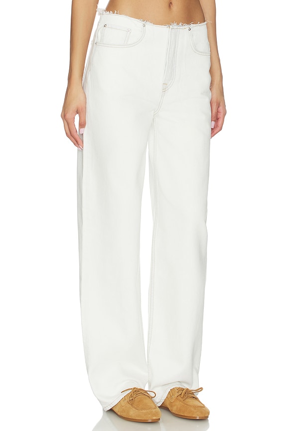 view 2 of 8 Jordan Low Rise Frayed Waist Boyfriend in Spring St