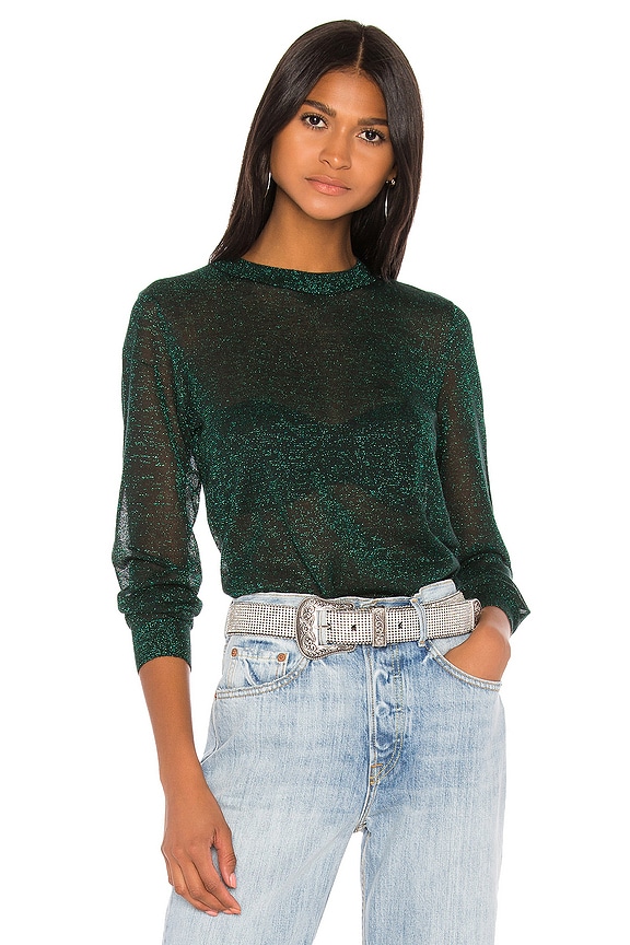 view 1 of 5 Marco Sweater in Evergreen Lurex