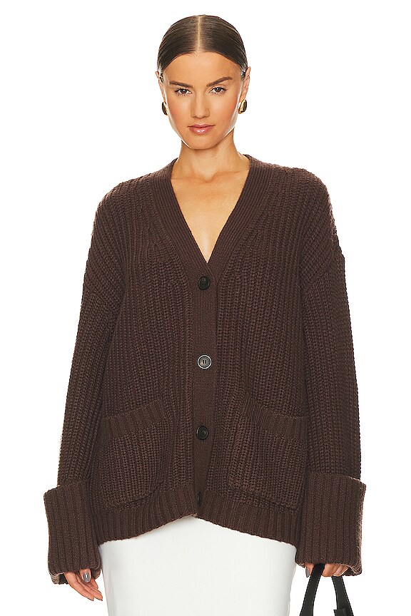 view 1 of 4 Tiya Cardigan in Brown