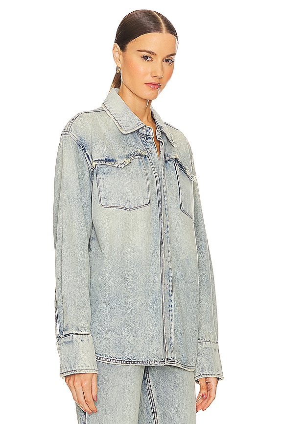 view 2 of 4 EMERSON WESTERN シャツジャケット in Tupelo Tint