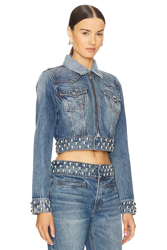 view 2 of 5 Drea Fitted Western Jacket in Nashville Suede