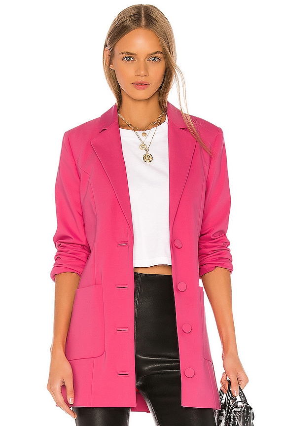 view 2 of 4 Jeane Suit Jacket in Bright Pink