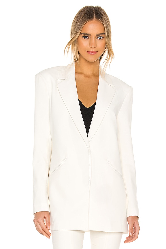 view 2 of 5 Power Blazer in White