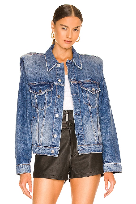 view 1 of 4 Frankie Padded Jean Jacket in Madison Avenue