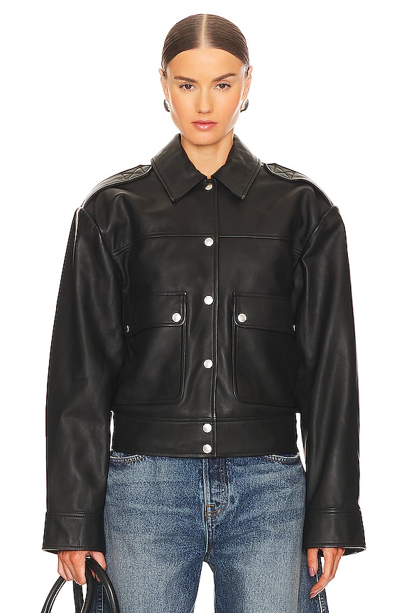 view 2 of 5 BLOUSON JAYDEN in Black